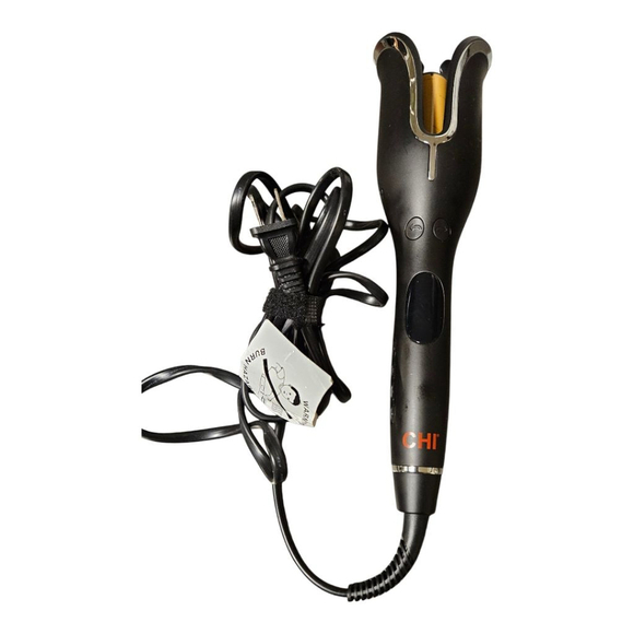 Women's CHI Black Automatic Rotating Hair Curler One Size - Picture 5 of 10